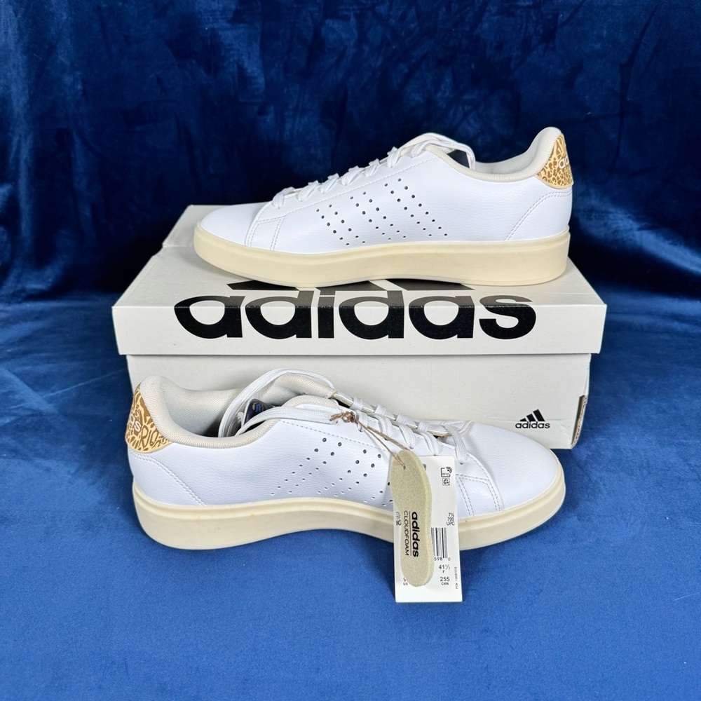 NEW Women's Adidas Advantage 2.0 Cheetah Print Size 9 0941